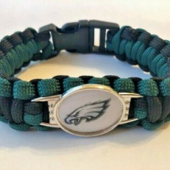 Philadelphia Eagles NFL Paracord Bracelet NEW - Picture 1 of 2